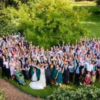 Drone Wedding Event Aerial Photography