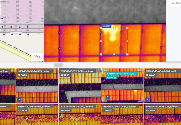 Drone Solar Panel Farm Inspection